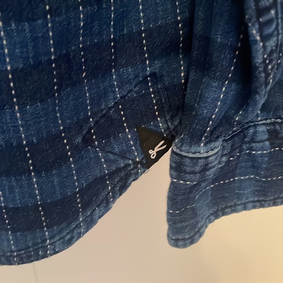 Denham denim plaid shirt - Picture 4 of 6